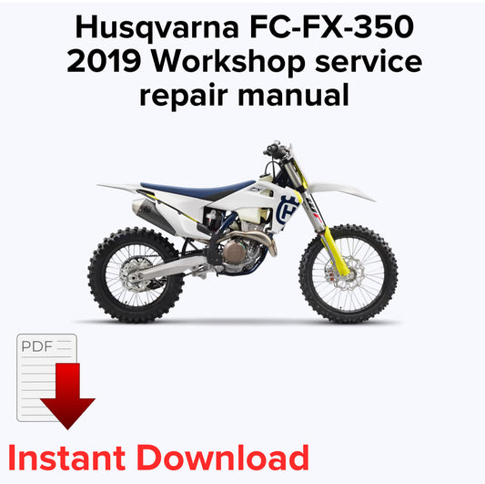 Husqvarna FC-FX-350 2019 Workshop service repair manual,OEM Manual