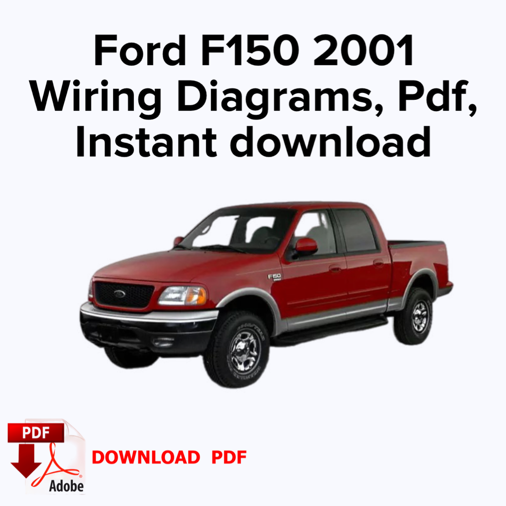 Ford F150 2001 Schémas de câblage, Ebook Pdf, Téléchargement instantané