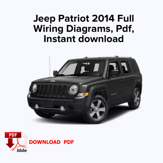 Jeep Patriot 2014 Systemschaltpläne, E-Book PDF, Sofort-Download