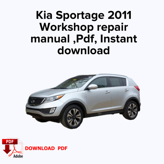 Kia Sportage 2011 Werkstatt-Service-Reparaturhandbuch, Fabrikhandbuch, E-Book, Buch, Sofort-Download