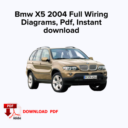 Bmw X5 2004 System Wiring Diagrams, Ebook Pdf, Instant download