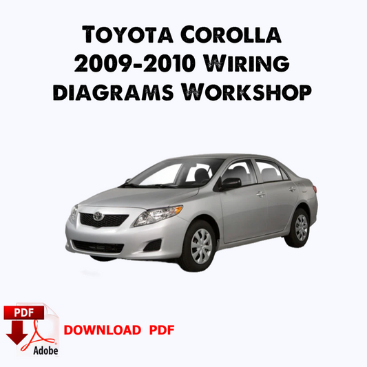 Toyota Corolla 2009-2010 Schémas de câblage , ebook , pdf , produit numérique, téléchargement instantané